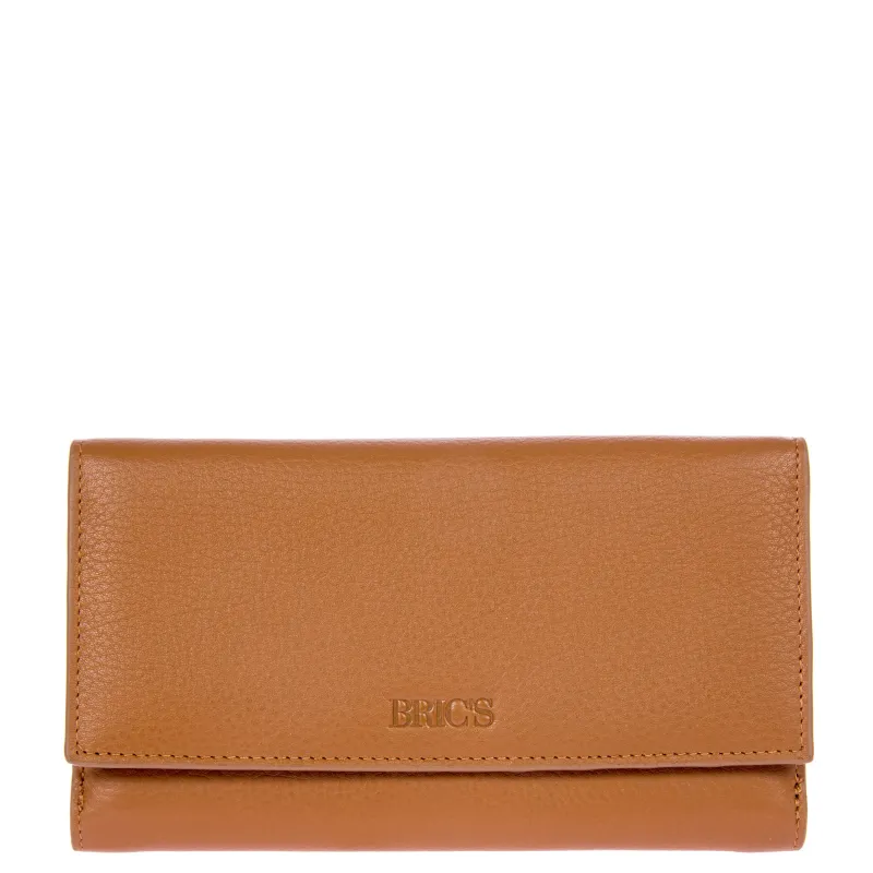 Bric's Marmolada große Brieftasche für Frauen, braun