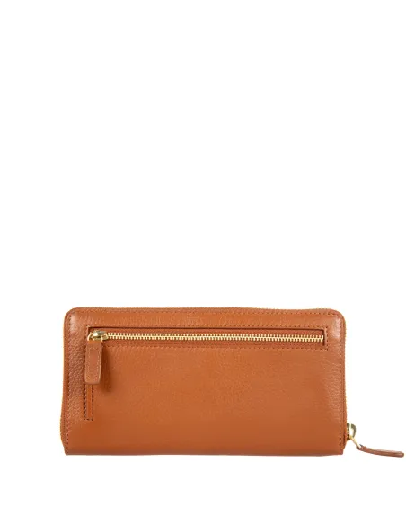 Bric's Marmolada Damen-Geldbörse mit Reißverschluss, braun