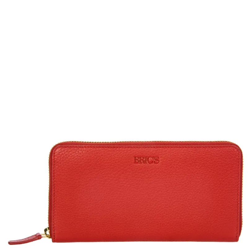Bric's Marmolada women's zipped wallet, red