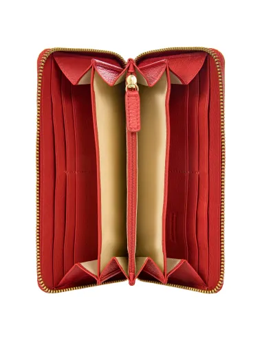 Portafogli donna in pelle con...