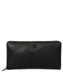 Brics Volterra women's leather wallet with zip fastener, black