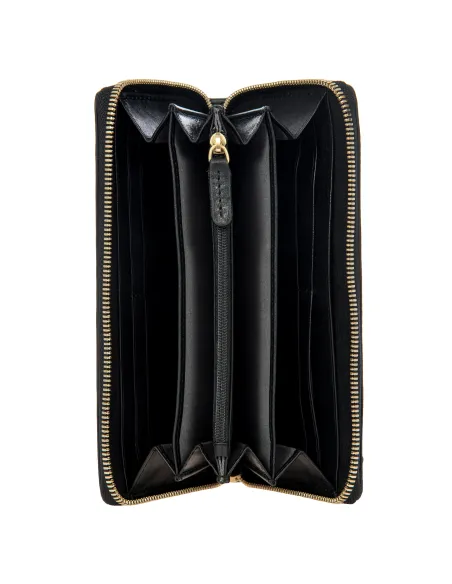 Portafogli donna con zip Bric's Volterra, nero