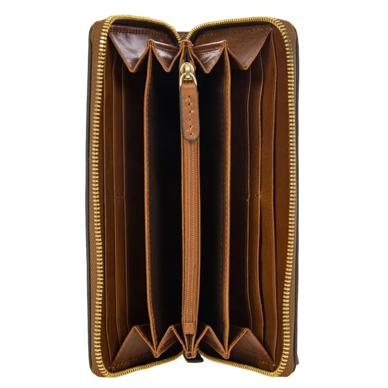 Brics Volterra women's leather wallet with zip fastener,... 2