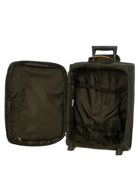 Trolley 2 ruote espandibile Brics X-Collection verde