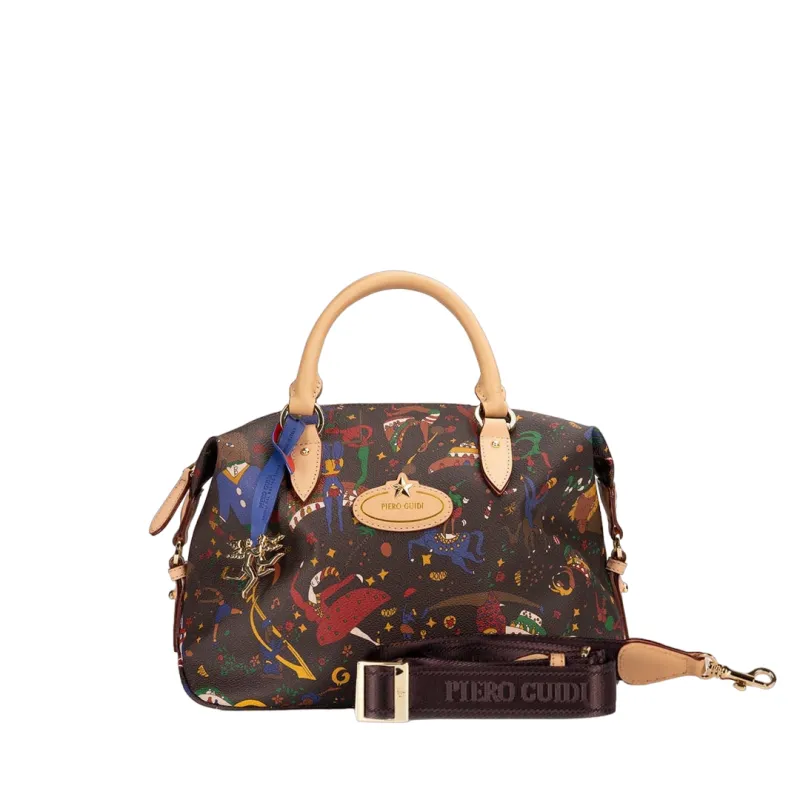 Damen Handtasche Piero Guidi Magic Circus, braun