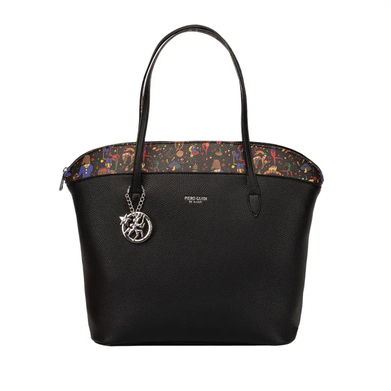 Shopping Piero Guidi Be Magic con chiusura con zip, nera