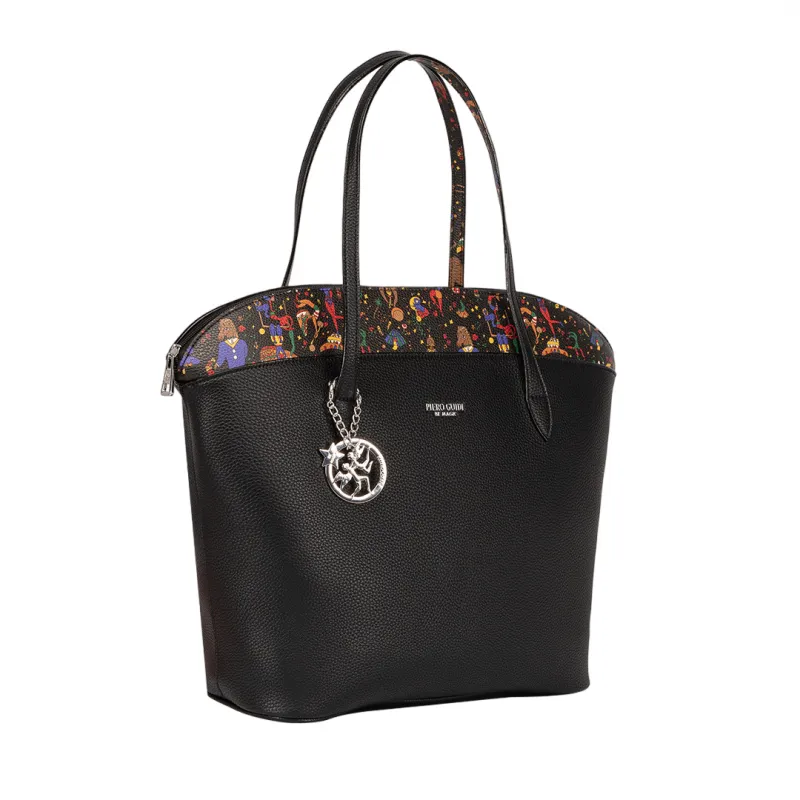 Shopping Piero Guidi Be Magic con chiusura con zip, nera 2
