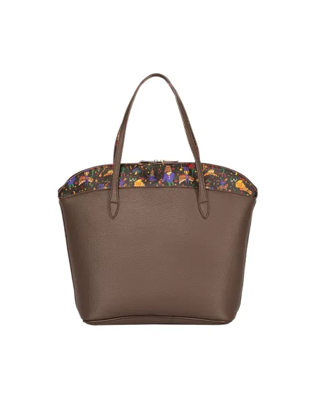 Shopping Piero Guidi Be Magic con chiusura con zip, marrone
