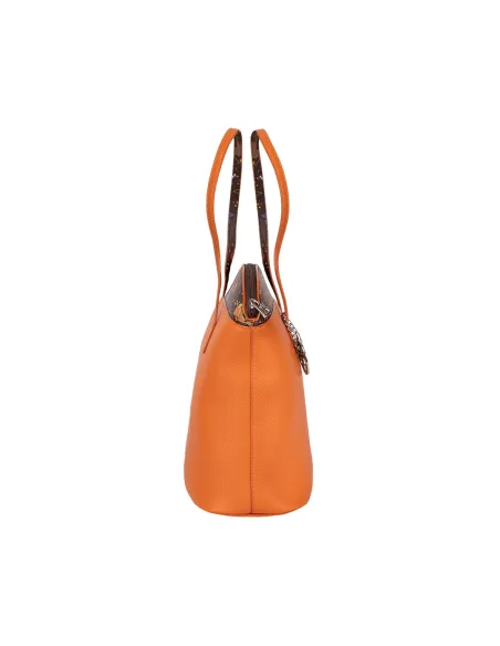 Piero Guidi BE-Magic Shopping bag with zip fastening, orange