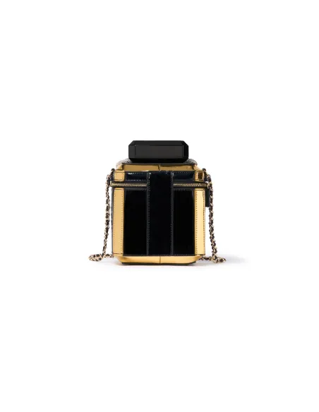 Braccialini Shape Umhängetasche, schwarz-gold