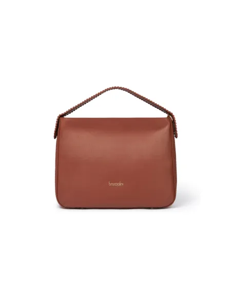 Braccialini Naomi Damentasche aus Leder, braun