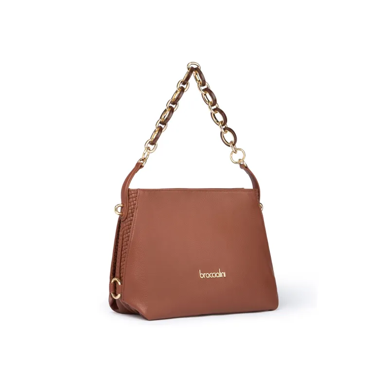 Braccialini Naomi small shoulder bag, brown 2