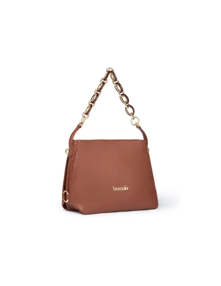 Kleine Schultertasche Braccialini Naomi, braun