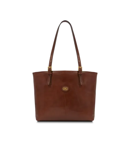 The Bridge Story Einkaufstasche aus leder, braun