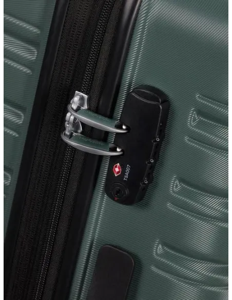 American Tourister Flashline large expandable Trolley, dark forest