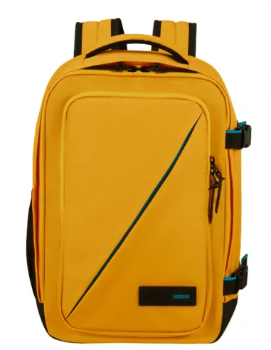 Mochila de viaje de pequeño tamaño American Tourister Take2Cabin, yellow