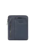 Piquadro Modus Special Umhängetasche aus leder mit iPad-Fach, blau