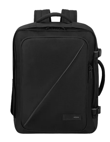 Mittelgroßer Reiserucksack mit Laptopfach American Tourister Take2Cabin, black