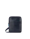 Borsello porta iPad® in pelle Piquadro Blue Square Revamp, blu