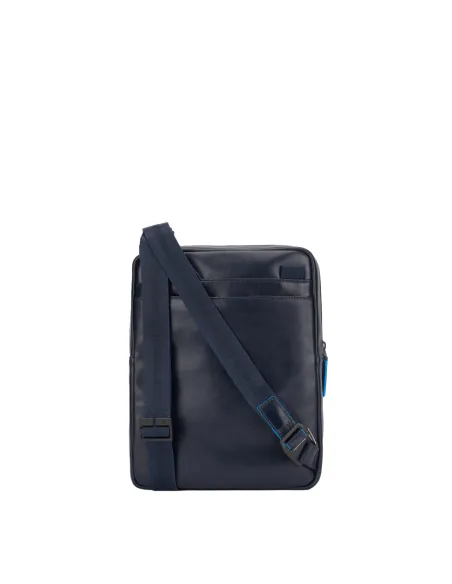 Borsello porta iPad® in pelle Piquadro Blue Square Revamp, blu