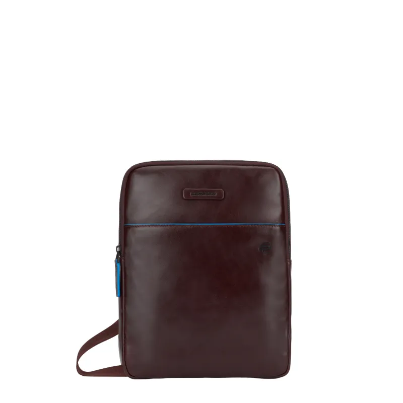 Borsello porta iPad® in pelle Piquadro Blue Square...