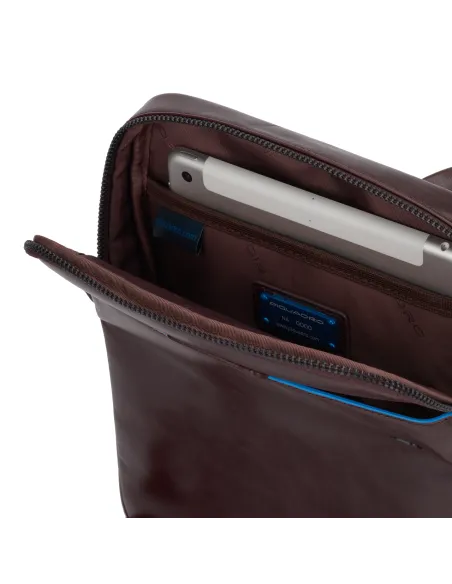 Piquadro Blue Square Revamp iPad® Umhängetasche, dunkel braun