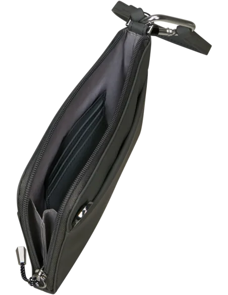 Pouch con manico Samsonite Wander Last, Gunmetal Green