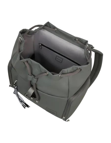 Zaino donna con pattina Samsonite Wander Last, Gunmetal Green
