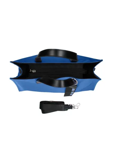 Borsa a mano Electra nylon, signal blue
