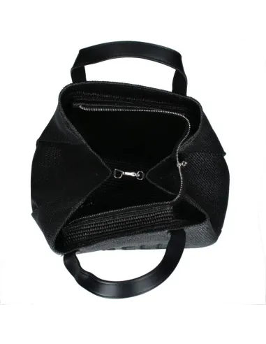 Ashanti Rebelle straw bag, black