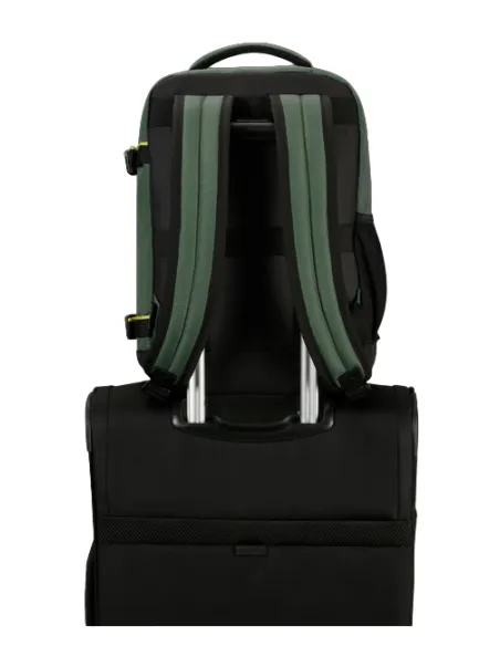 American Tourister Take2Cabin small-sized travel backpack, dark forest