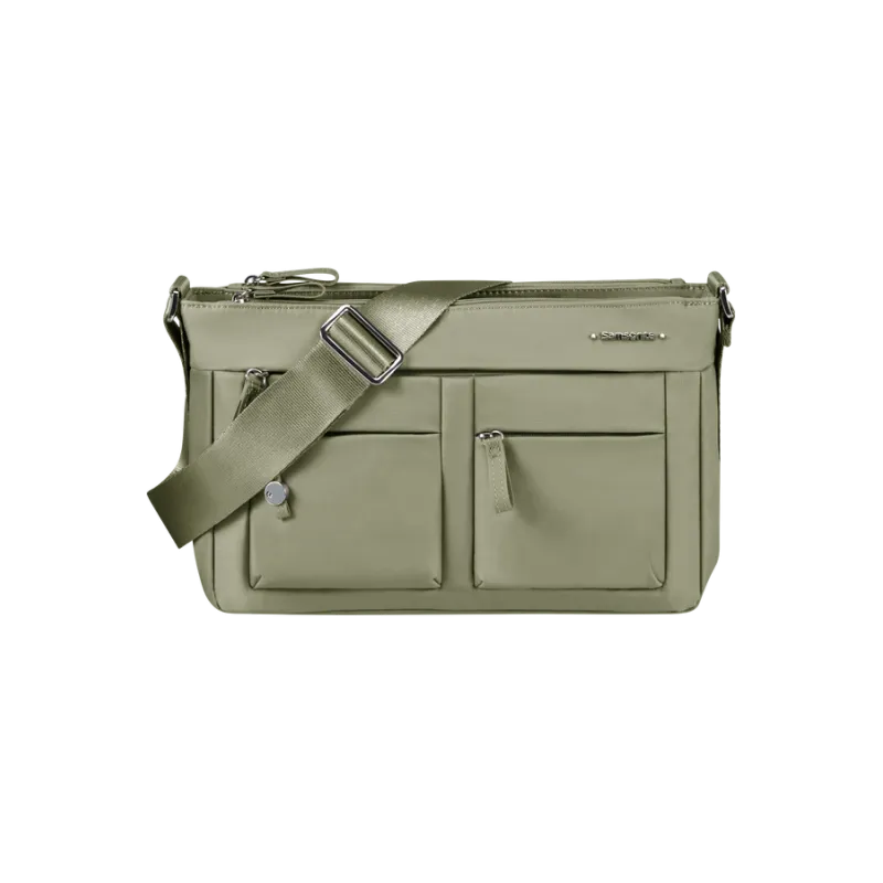 Borsa a tracolla Samsonite Move a tre scomparti con zip,...