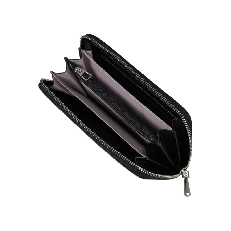 Portafogli donna con zip Samsonite Zalia, nero 2