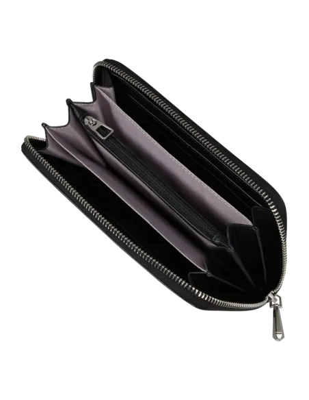 Portafogli donna con zip Samsonite Zalia, nero