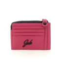 Gabs Gmoney59 Zipped coin pouch with document and credit card compartments, fuchsia