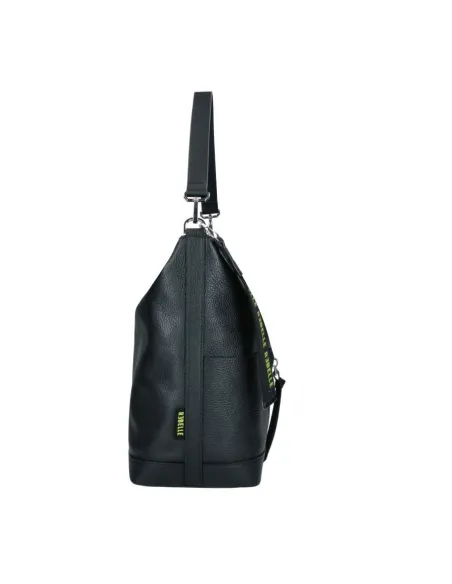 Rebelle Eirene leather shoulder bag, black