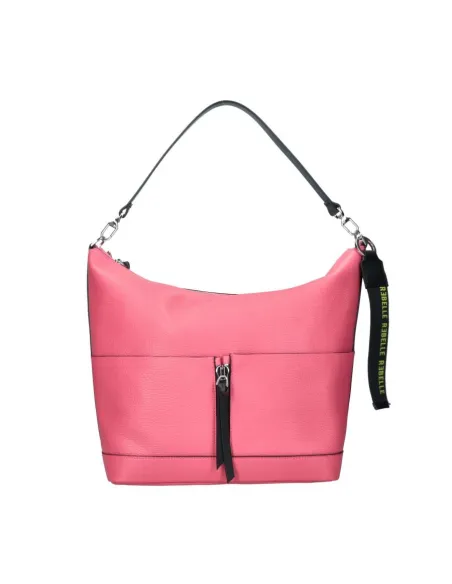 Eirene Rebelle Schultertasche aus Leder, rose
