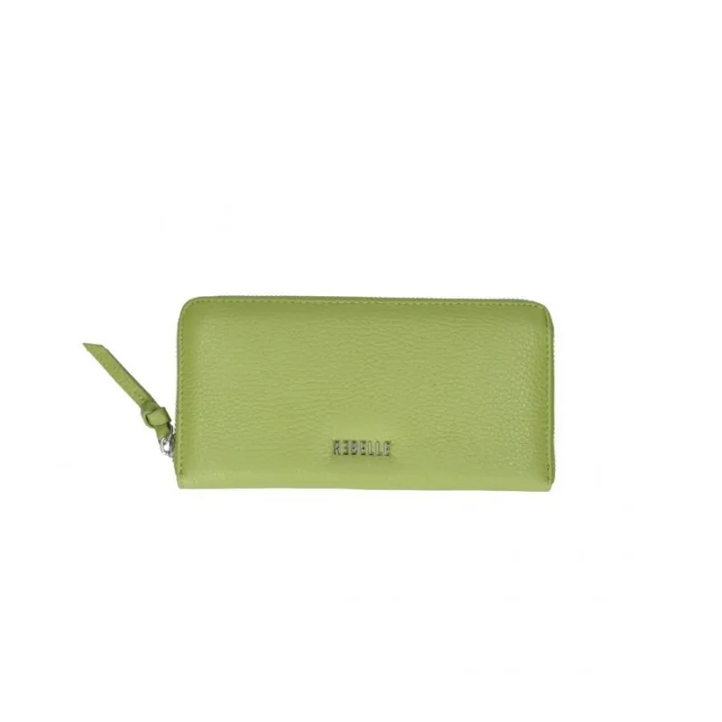 Rebelle women's wallet with zip fastener, green