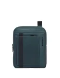 Piquadro David Men's leather iPad® crossbody bag, green
