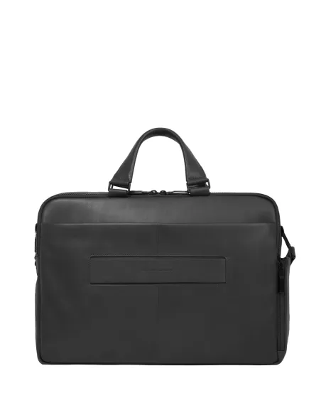 Piquadro David Laptoptasche 15,6" mit iPad®Pro 12,9"-Fach, schwarz