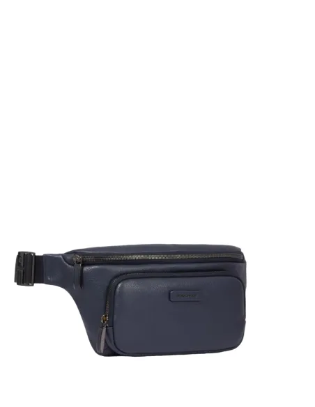 Marsupio in pelle Piquadro Modus, blu