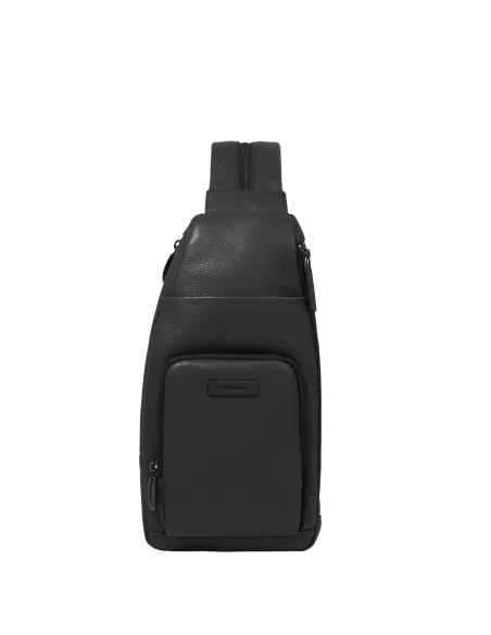 Piquadro Modus Special Convertible to backpack mono sling bag for iPad®mini, black