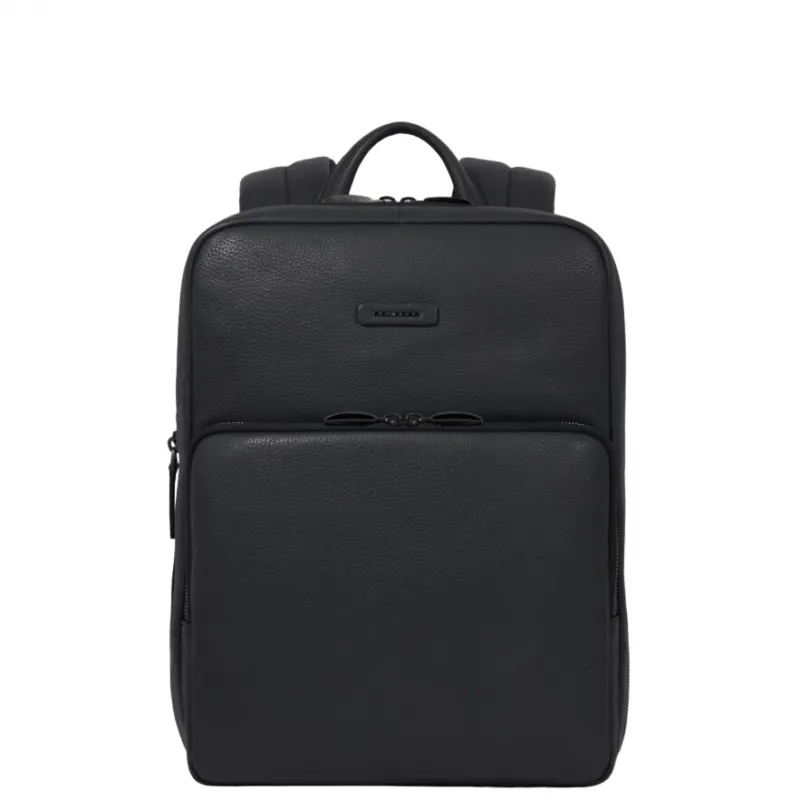 Piquadro Modus Special expandable slim backpack, black