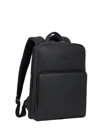 Piquadro Modus Special erweiterbarer schlanker Rucksack, schwarz