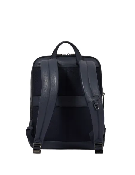 Piquadro Modus Special erweiterbarer schlanker Rucksack, blau