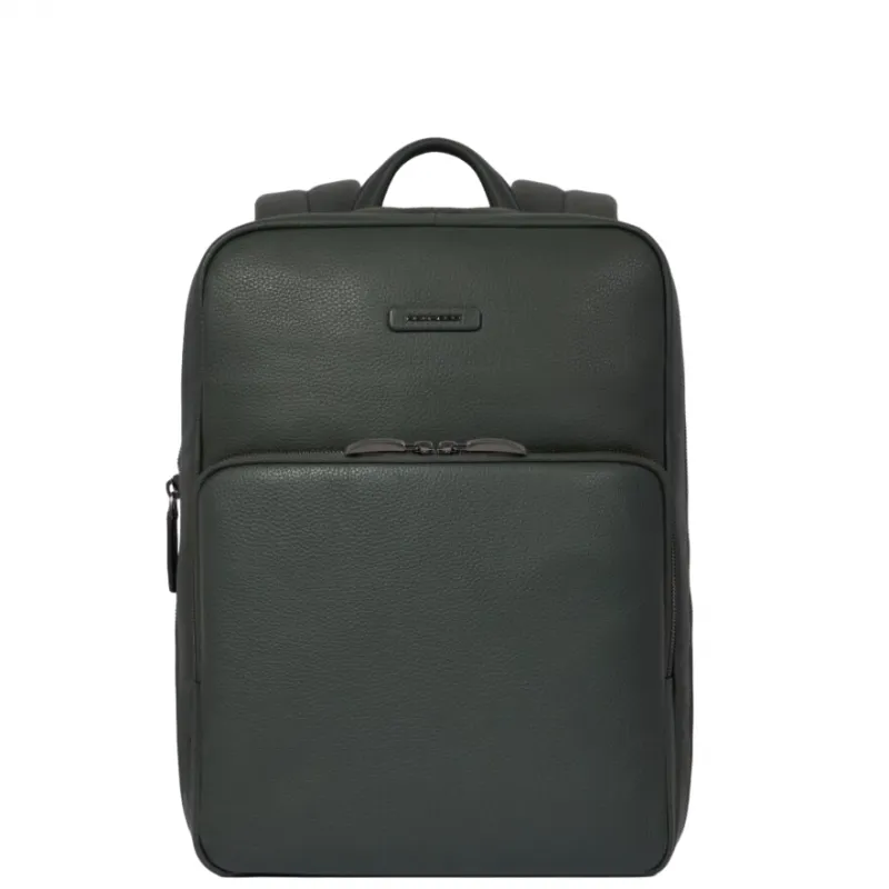 Piquadro Modus Special expandable slim backpack, green