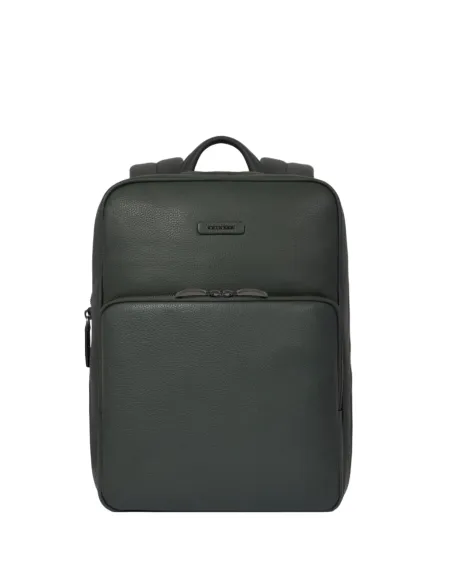 Piquadro Modus Special erweiterbarer schlanker Rucksack, grün