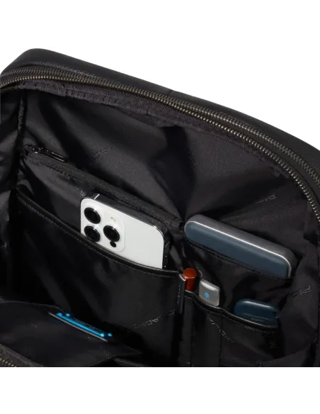 Piquadro Modus Special erweiterbarer schlanker Rucksack, grün