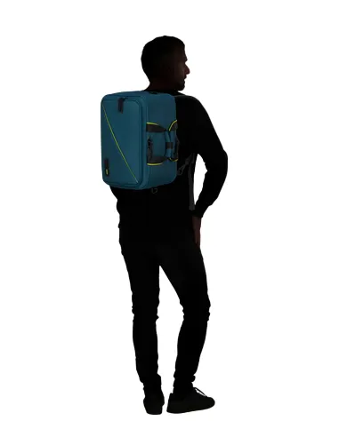 American Tourister Boarding Bag 3 Way with 15.6 laptop compartment harbor blue