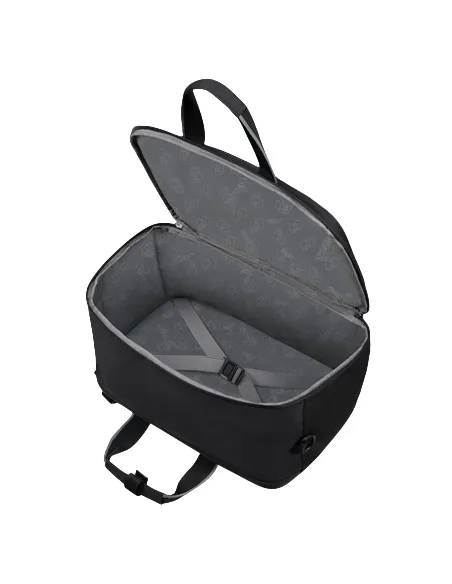 American Tourister Reisetasche/Rucksack mit Laptophalterung, schwarz